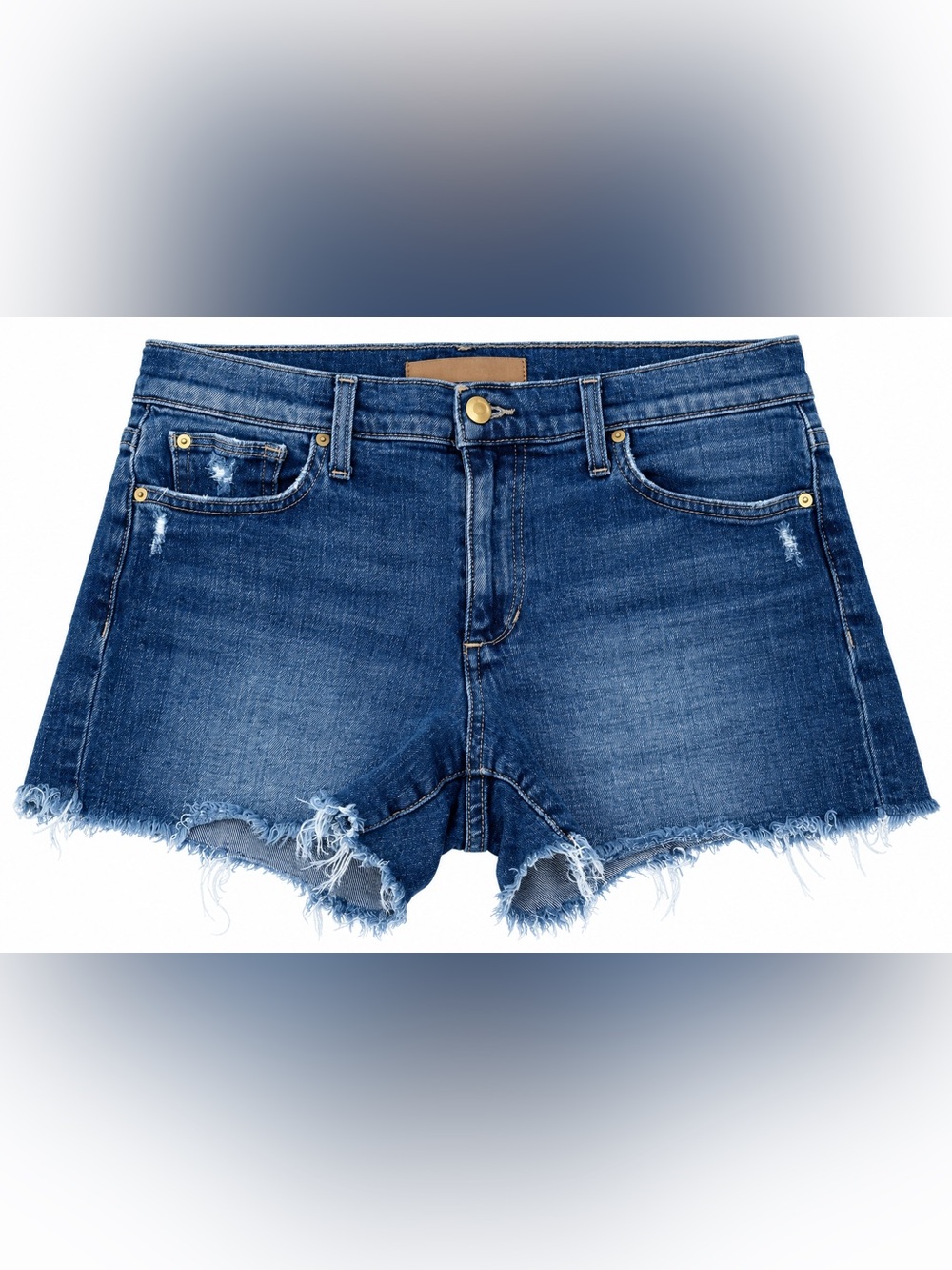 Joe's Jeans Distressed Dark Blue Cutoff Shorts 27